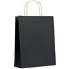 Busta in carta riciclata con maniglia ritorta personalizzata Paper Tone M 25 x 32 x 11 cm personalizzate o neutre