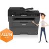 Brother MFC-L2710DN Laser B / N Special Edition + Toner 700 Pagine + Toner 4500 pagine