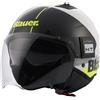 BLAUER Casco Blauer BET Urban bianco giallo nero