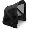 Bugaboo Donkey Cappottina Breezy, Estensibile per una maggiore copertura e una Protezione Solare ottimale, Resistente all'Acqua, Compatibile Con Tutti i Passeggini Donkey, Midnight Black