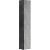 Mama Store Colonna Reversibile Sospesa 2 Ante, L. 30 X P. 22 X H. 160 Cm, Legno, Grigio Cemento
