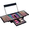 JasCherry Set di Trucchi Make Up Cosmetico Valigia per il Trucco Kit Trucchi Tutto in Uno Tavolozza per Beauty Case Make Up Scatola Completo Valigetta con ombretto, Compatta Blush polvere #D