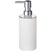 Ridder Touch - Dispenser di sapone, Poliresina, bianco, 6.7 x 6.7 x 19 cm