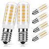 DiCUNO Dimmerabile lampadina LED E14, Lampadina LED con base a vite piccola per cappa e frigorifero, Bianco caldo 2700K, 2,5W equivalenti a lampade alogene da 30W, 250lm, 6 pezzi