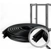 VARGORT Guarnizione per porta e finestra S-1150 nero,(50M) guarnizione gomma finestra alluminio, guarnizione finestra scorrevole, profilo gomma finestra alluminio, finestre in PVC guarnizione gomma…