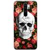 Mixroom - Cover Custodia Back Case in TPU Silicone Morbido per Xiaomi Redmi Note 8 PRO Fantasia Teschio Love M573