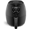 PRIXTON - Friggitrice ad aria calda Cook Organics 3,5 litri - 10 Programmi- Friggitrice elettrica senza olio - 1300 Watt - Touch Screen LED