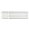 BAOYOUNI Mensola Telescopica per Armadio Scaffale Separatori Ripiano per Guardaroba in Metallo, Non Richiede Forature, Organizer per Camera da Letto, Bagno, Cucina, Regolabile 119-190,5cm