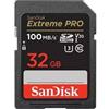 Sandisk 32GB Scheda SDHC SanDisk Extreme Pro Classe 10 MC+2Y RESC [SDSDXXO4NN-032GR]