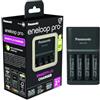 Eneloop Panasonic eneloop Caricabatterie SmartPlus, per 1-4 batterie AA/AAA Ni-MH, con 4 indicatori LED e 10 funzioni di sicurezza include 4 batterie eneloop AA/Mignon, min. 2500 mAh