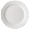 Hutschenreuther Piatto da Colazione, Porcellana, Bianco, 21 Centimetri