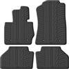 Gledring Tappetini in Gomma Compatibile con BMW X3 (F25) 2010-2017 (Profilo T 4-Parti + Clip di Montaggio)