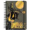 Grupo Erik: Quaderno ad anelli The Book of Boba Fett | Quaderno A5, copertina rigida, chiusura elastica, carta di alta qualità, pagine puntinate, ideale come bullet journal o quaderno appunti
