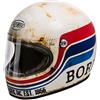 Premier Casco Mx Btr 8 Bm,Bianco/Rosso/Blu,Xs