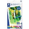 Staedtler - Pastelli a Olio Acquerellabili, Set di Pastelli Colorati Opachi e Facili da Miscelare, Ideali per Pittura, Disegno e Lavoretti Artistici, Pastelli a Cera in Colori Assortiti - 24 Pezzi