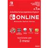 Nintendo Abbonamento Nintendo Switch Online - 3 Mesi;