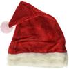 Rubie's IT00120 - Cappello Babbo Natale, Peluche, Adulto, Taglia Unica