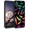 ZhuoFan Cover per Huawei P Smart 2020 4G, Ultra Slim Custodia Silicone TPU Morbido Nero con Disegni 3d Cartoon Pattern Antiurto Bumper Phone Case per Huawei P Smart 2020 4G Smartphone (Piuma)