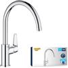 Grohe Start Curve OHM 31554001 Rubinetteria C-Spout EU, Cromato