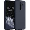 kwmobile Custodia Compatibile con Xiaomi Redmi Note 8 Pro Cover - Back Case per Smartphone in Silicone TPU - Protezione Gommata - blu mirtillo