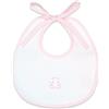 Fior Di Coccole Bavaglino Piquet Fior Di Coccole Orsetto Personalizzabile Rosa