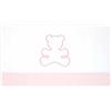Fior Di Coccole Set 3 Pz Lenzuolino Fior Di Coccole Culla Orsetto Personalizzabile Rosa