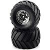 Tamiya 309805619 - Set di Pneumatici Posteriori con Cerchioni (Lato Destro e Sinistro), per modellini