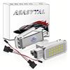 Asasytal LED Luci di cortesia Auto Passo Piedi Luce 6000k Super Luminoso Lampadina Guanto, Bagagli Lampade Compatibile con Sedile VW Audi A2 S2 Q5 Q7 R8 Ect., 2 Pezzi