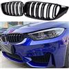 Gangying F32 Griglia per BMW Serie 4 F32 F33 F36 (2014-2019) F82 M4 F80 M3 (2015-2019) Grill Nere Griglia Del Paraurti Anteriore adatta per tuning BMW4 serie