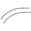 AERZETIX - Set di 2 tubi/raccordi femmina 1/2'' - maschio M10 prolunga 5cm - lunghezza 400mm - tubo di collegamento per miscelatore - flessibile di alimentazione sanitaria - C51106