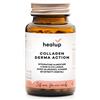 Healup Collagen Derma Action | 60 compresse di Collagene e Acido Ialuronico, Vitamina C e estratti vegetali. Collagene marino Idrolizzato per Ossa, pelle e articolazioni, Healup