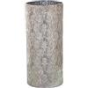 DRW Portaombrelli Rotondi in Metallo in Argento 20 x 43 cm, Multicolore, estandar