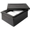 Thermo Future Box Thermo-Future-Box Lunchbox Thermobox Kühlbox Trasporto e Contenitore Termico con Coperchio Polipropilene espanso, Nero, 20 Liter 51 x 36,5 cm Dinnerbox