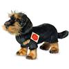 Hermann Teddy Teddy Hermann 91923 Bassotto a pelo duro per cani 28 cm, peluche con contenuto di riciclato ideale (materiale di riempimento)