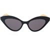 Gucci Occhiali da Sole Gucci GG0978S 004 Black Gold Grey