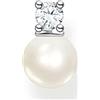 Thomas Sabo - Orecchini argento sterling zirconia_cubica Donna, Argento, OneSize - CR681-051-14