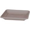 Arca Sottovaso quadro similcotto per vaso da cm 40x40 tortora