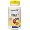 LongLife® B complex 50 | 11 vitamine del gruppo B | Formula completa alto dosaggio | Energia e difese immunitarie | Combatte stanchezza e stress | Senza glutine e vegano