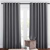 PONY DANCE Tende Termiche Isolanti per Interni - Tende Oscuranti con Anelli Parete Divisoria Tenda Termica Isolante Freddo Tende Camera da Letto 2 Pezzi L 200 x A 210 cm, Grigio