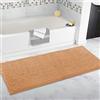 FYUN Tappeto da bagno extra large, tappetino da bagno lungo, ultra morbido in ciniglia, antiscivolo e assorbente, 80 x 160 cm, Rosa, Rosa Scuro