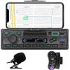 LXKLSZ Autoradio 1 din Autoradio Bluetooth con controllo APP Lettore MP3 supporto USB/TF/AUX/Ricarica rapida/Chiamate in vivavoce/Radio FM/Con supporto per telefono