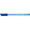 Staedtler Noris®, penna con punta sintetica, colore azzurro, larghezza di tratto di circa 1 mm, lavabile da molti tessuti, confezione da 10 pezzi, 326-30