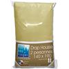 Nuit des Vosges 2101225 Cotoval Lenzuolo con Angoli Cotone in Tinta Unita Beige 140 x 190 cm
