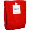 bassetti Accappatoio Uomo Donna con Cappuccio Spugna di Puro Cotone 360 Gr/mq Colore 1139 Rosso Taglia XL
