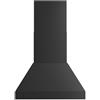 BERTAZZONI KPH90MASNET Cappa a parete, Nero Opaco, 110 cm, Serie Master, Installazione a parete, Nuova classe A