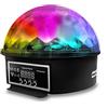 Audibax Magic Ball Mini Star - Luce LED per Feste con Connessione DMX - 6 LED ad Alta Luminosità da 3W RGBAW - Consumo 20W - Sincronizzazione con Musica o modalità Auto - Microfono e Ventola Interna