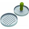 KitchenCraft Home Made Pressa per Hamburger con Rivestimento Antiaderente, Confezione Regalo con Libro di Ricette, Alluminio, 11 cm