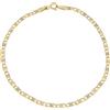 Gioielleria Lucchese Oro Bracciale Uomo Oro Giallo Bianco GL100567