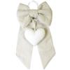Fior Di Coccole Fiocco Nascita Fior Di Coccole In Lino Con Cuore Personalizzabile Beige Ecru