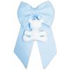Fior Di Coccole Fiocco Nascita Fior Di Coccole In Piquet Con Orsetto Personalizzabile Azzurro